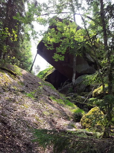 En passage längs Stenkällerundan