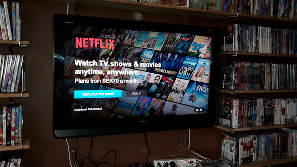 Netflix alive via nätverksbryggan